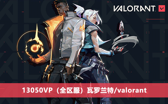 13050VP（全区服）上号代充 瓦罗兰特/valorant
